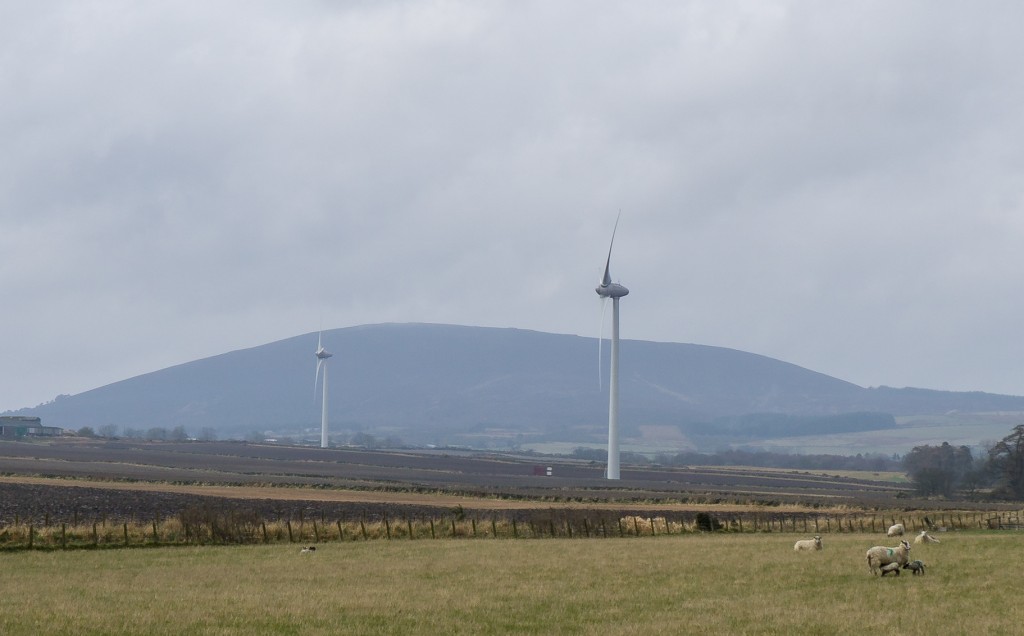 Wind turbines  Portsoy road